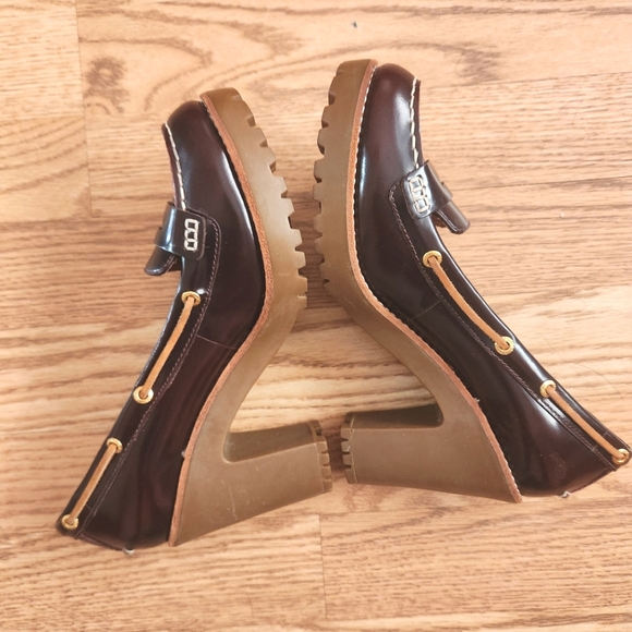 Sperry Shoes - EUC Sperry Leather Block Heels, Size 8